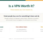 Cover asking whether a VPN is worth it, with three reasons for and five against