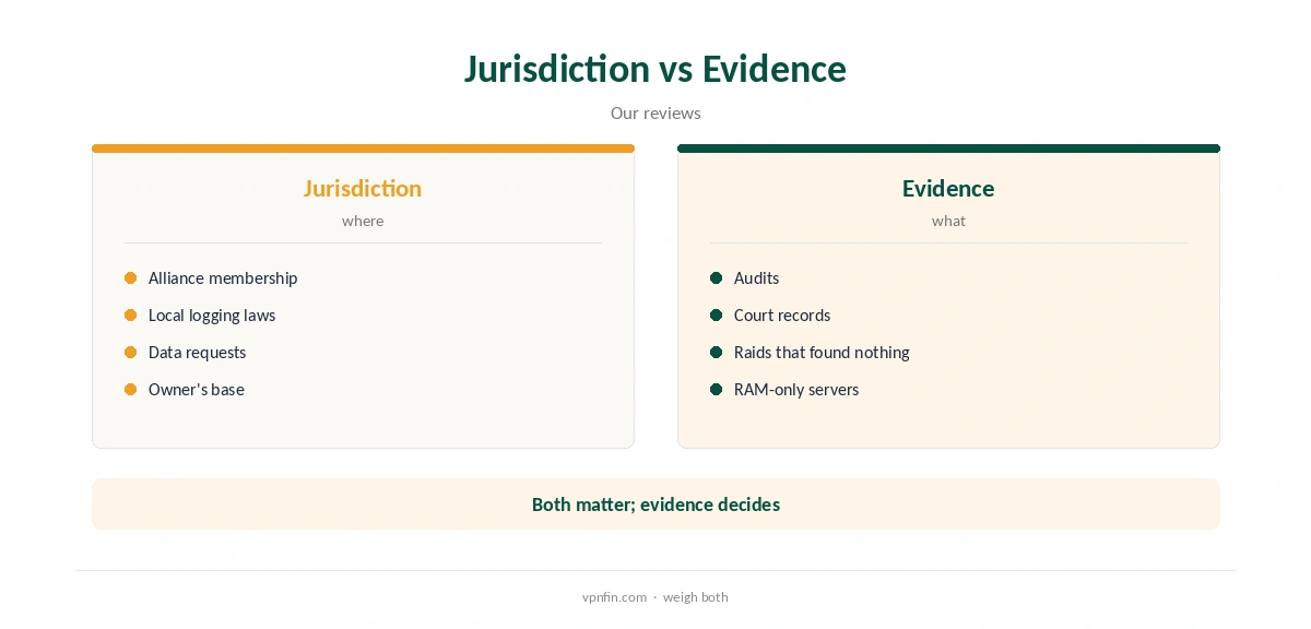 Five Eyes VPN: jurisdiction compared with real-world tests