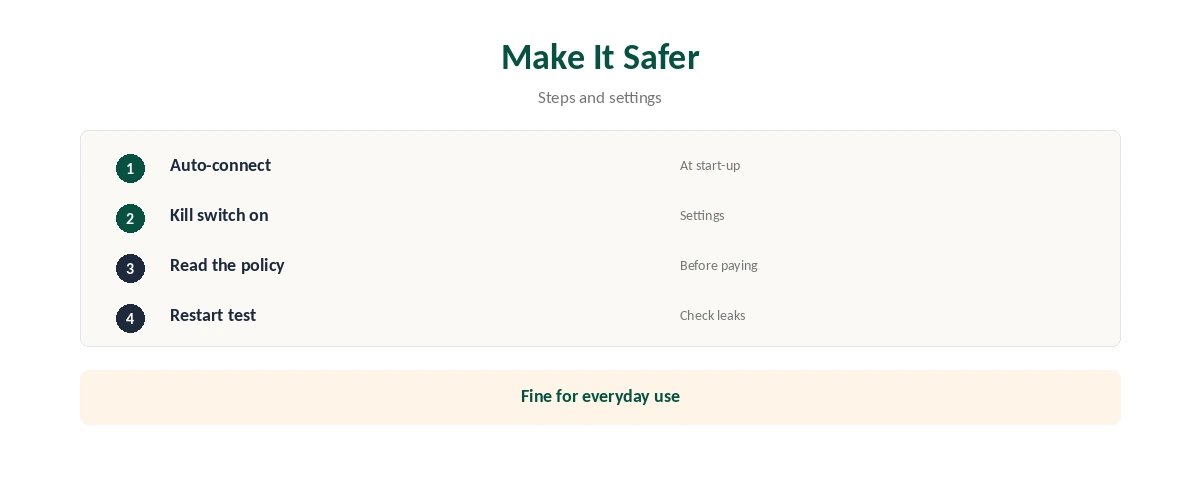 Is AngelVPN safe? Settings and steps that make it safer