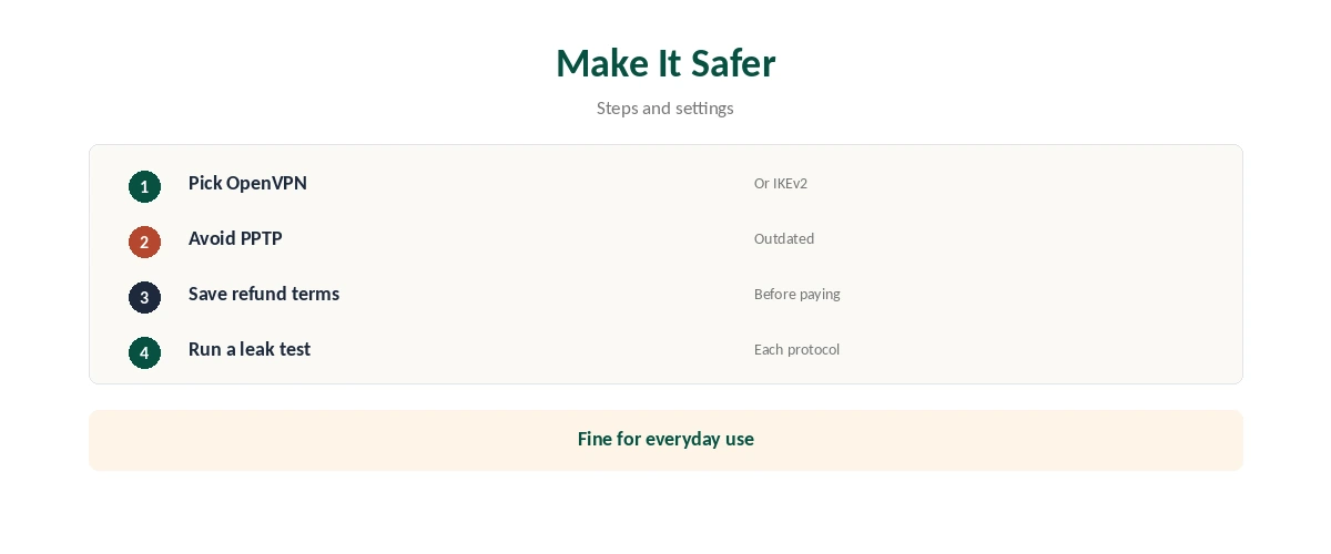 Is iProVPN safe? Settings and steps that make it safer