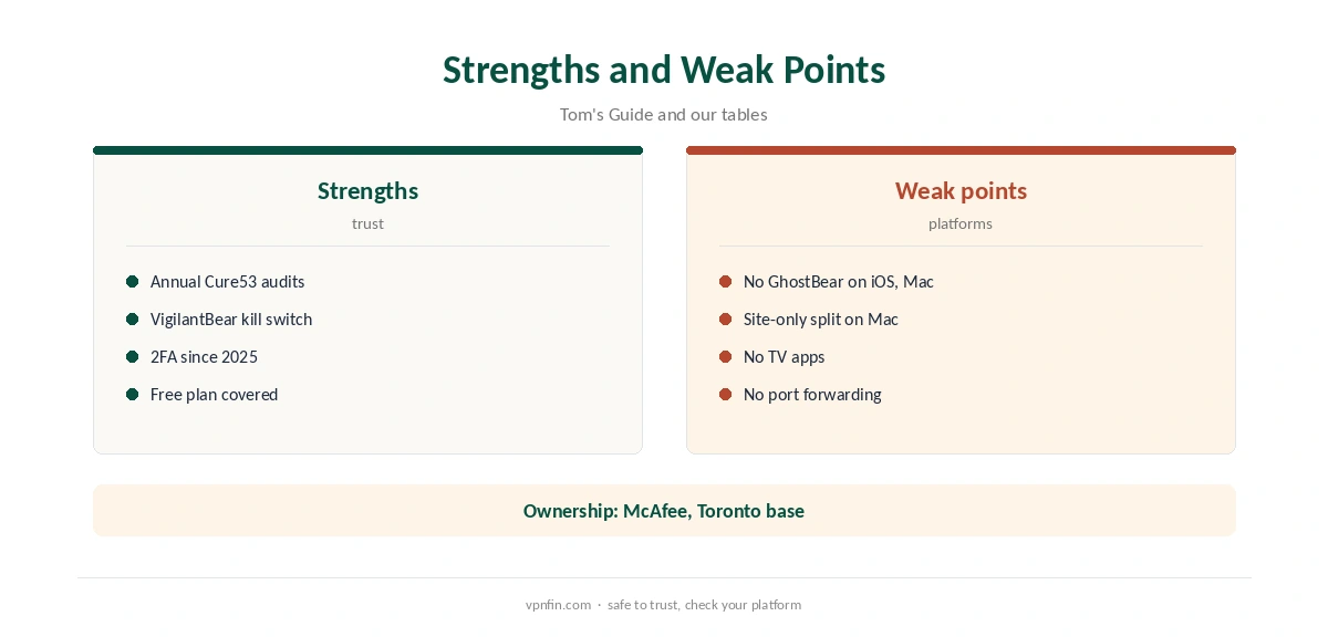 Is TunnelBear safe: strengths compared with weak points