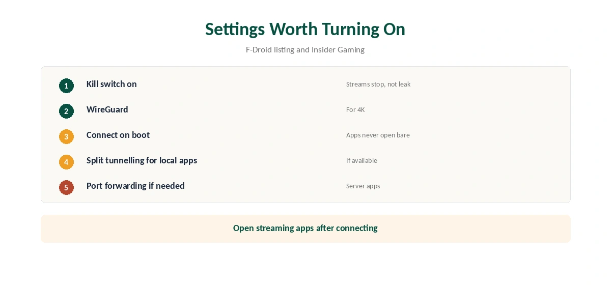 PIA Nvidia Shield: settings worth turning on