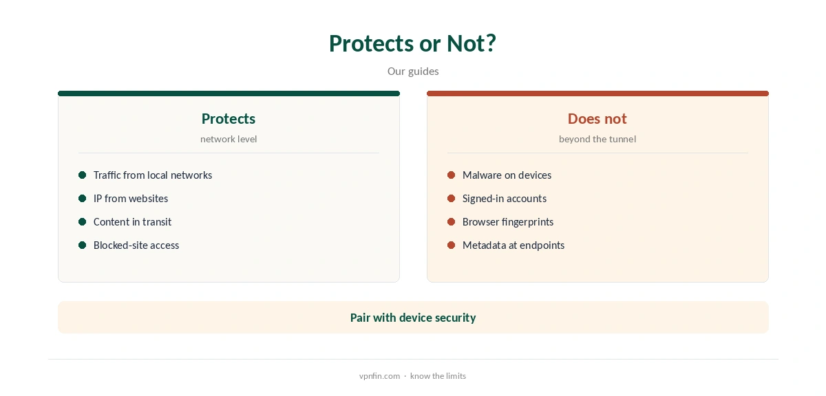 VPN for journalists: what a VPN protects and what it does not